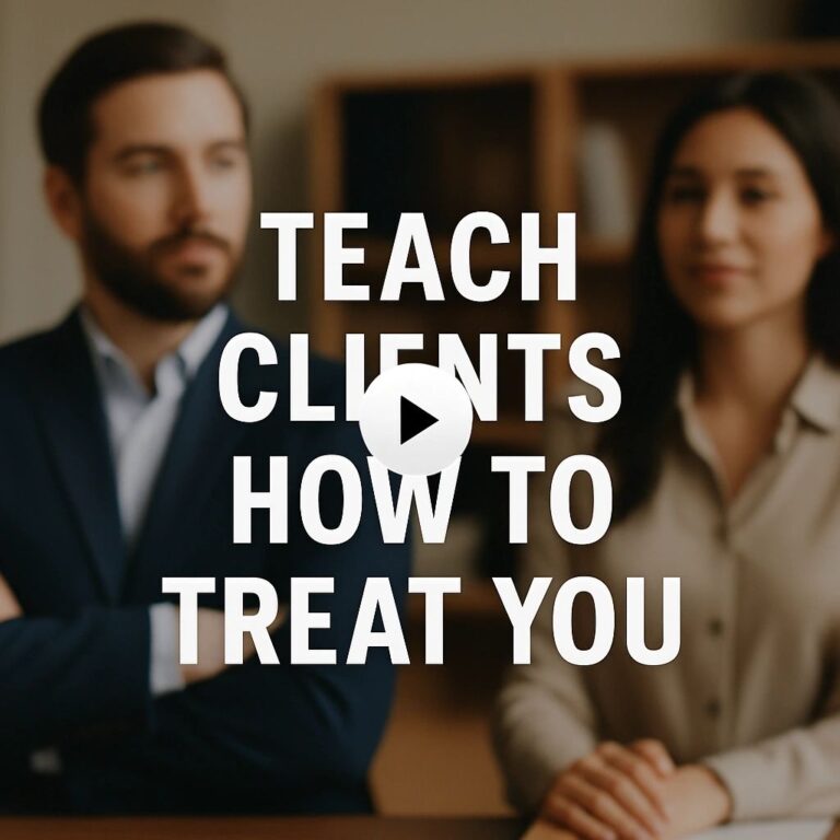 BIC TIP 1089: Teach Them How to Treat You