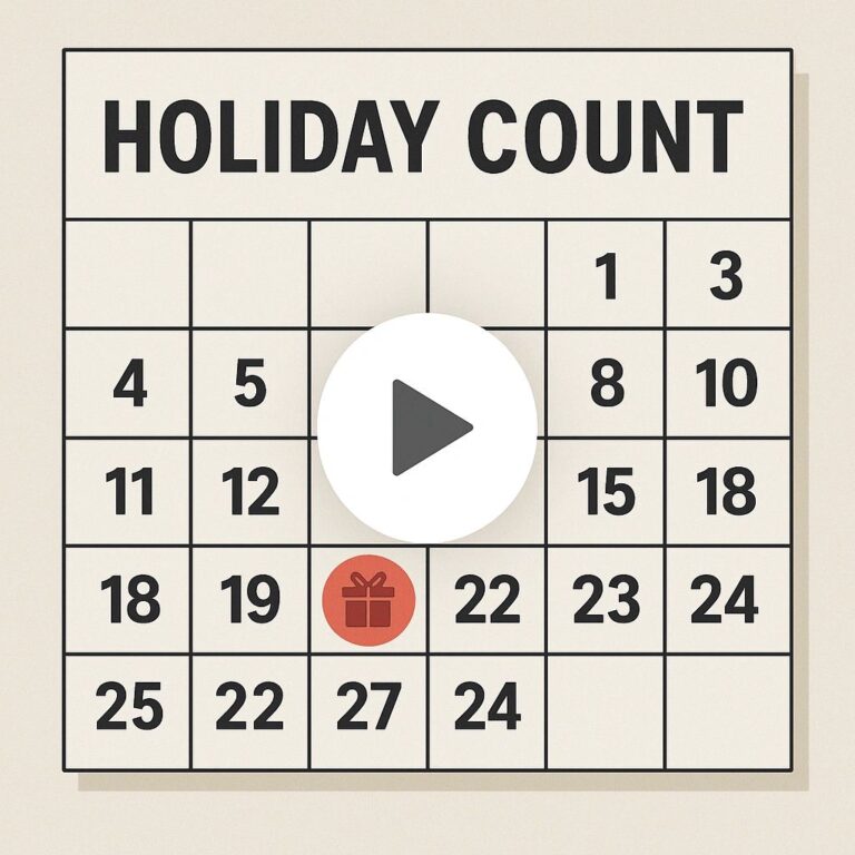 BIC TIP #1109: Holidays Count… Whether You Like It or Not