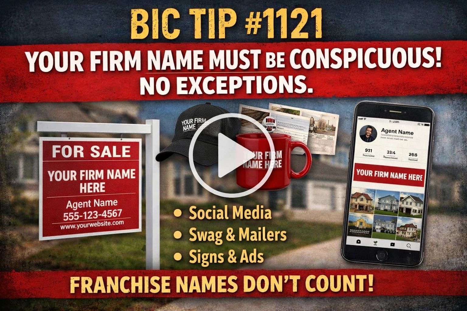 BIC TIP #1121: Your Firm Name Must Be Conspicuous. Always.
